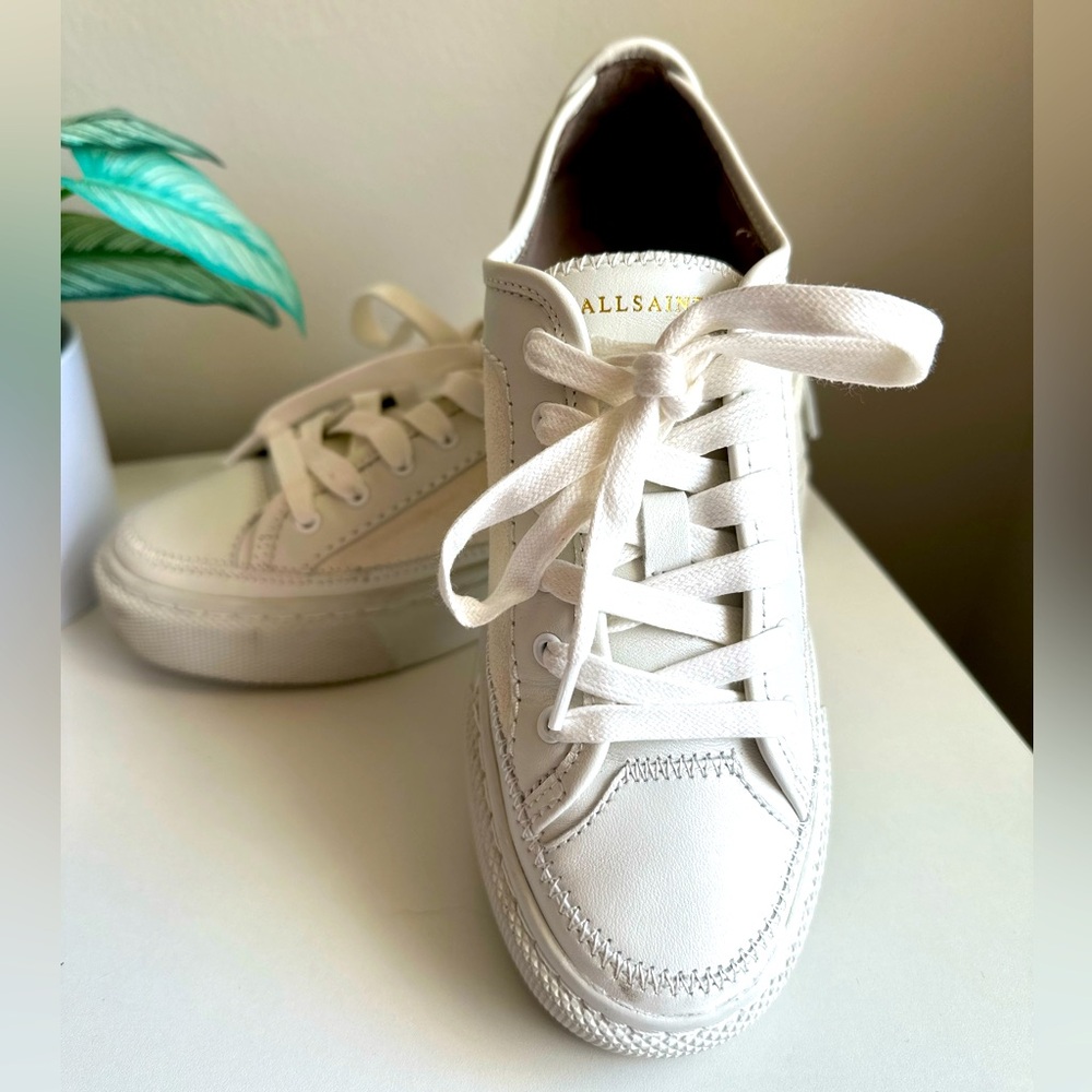 ALL SAINTS: Milla Leather Sneaker